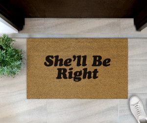 'She'll Be Right' Aussie Slang Doormat 75x45cm